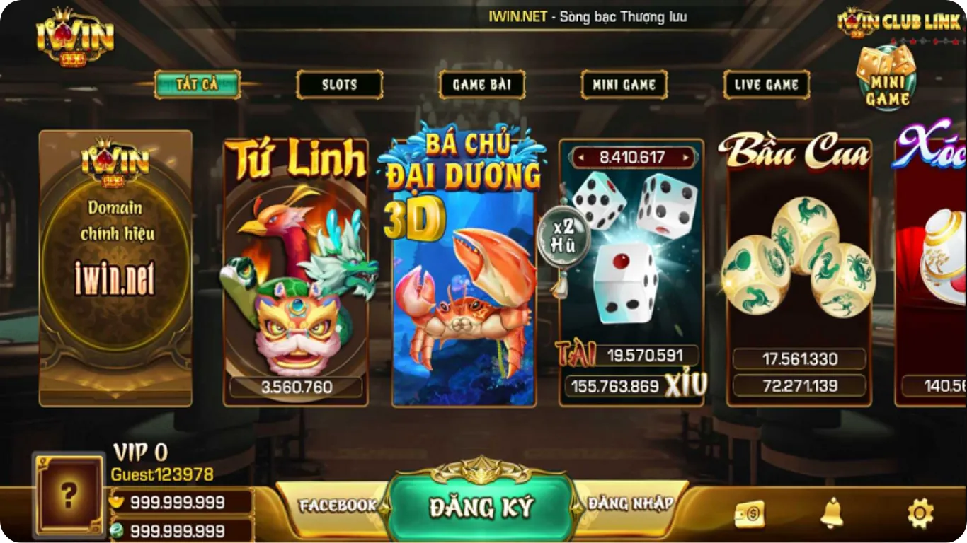 Kho game giải trí IWIN – Tinh hoa hội tụ